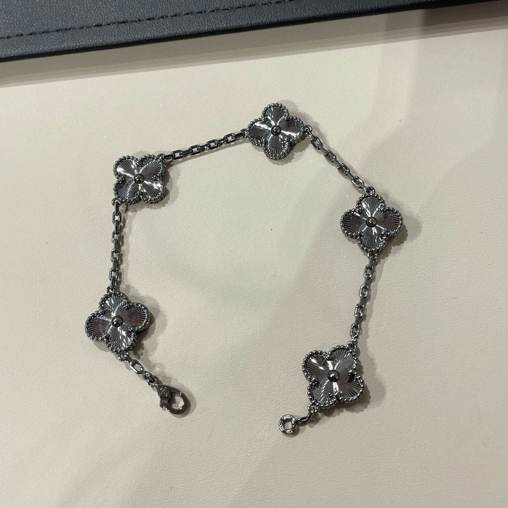 Pulsera Vintage VCA Trébol full black