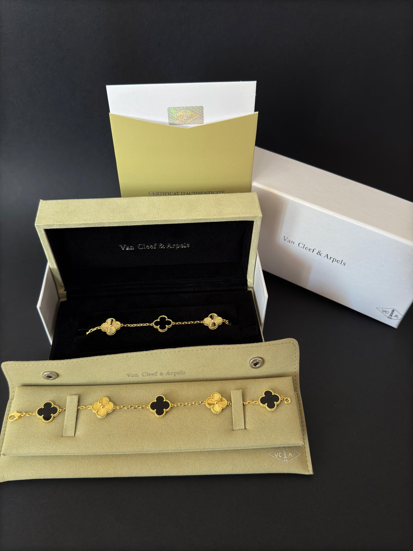 Pulsera Vintage VCA ONICE/GOLD