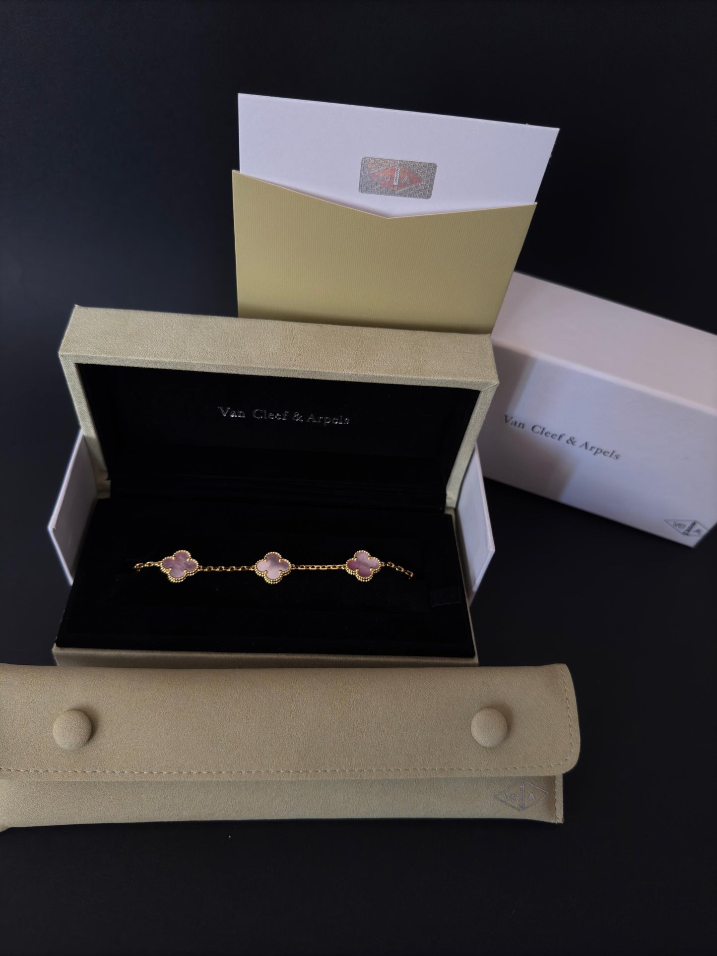 Pulsera Vintage VCA Pink