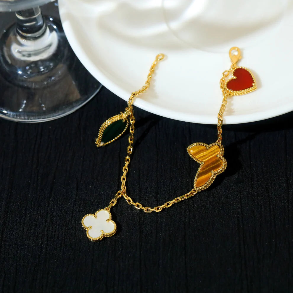 Pulsera lucky VCA 4 motifs