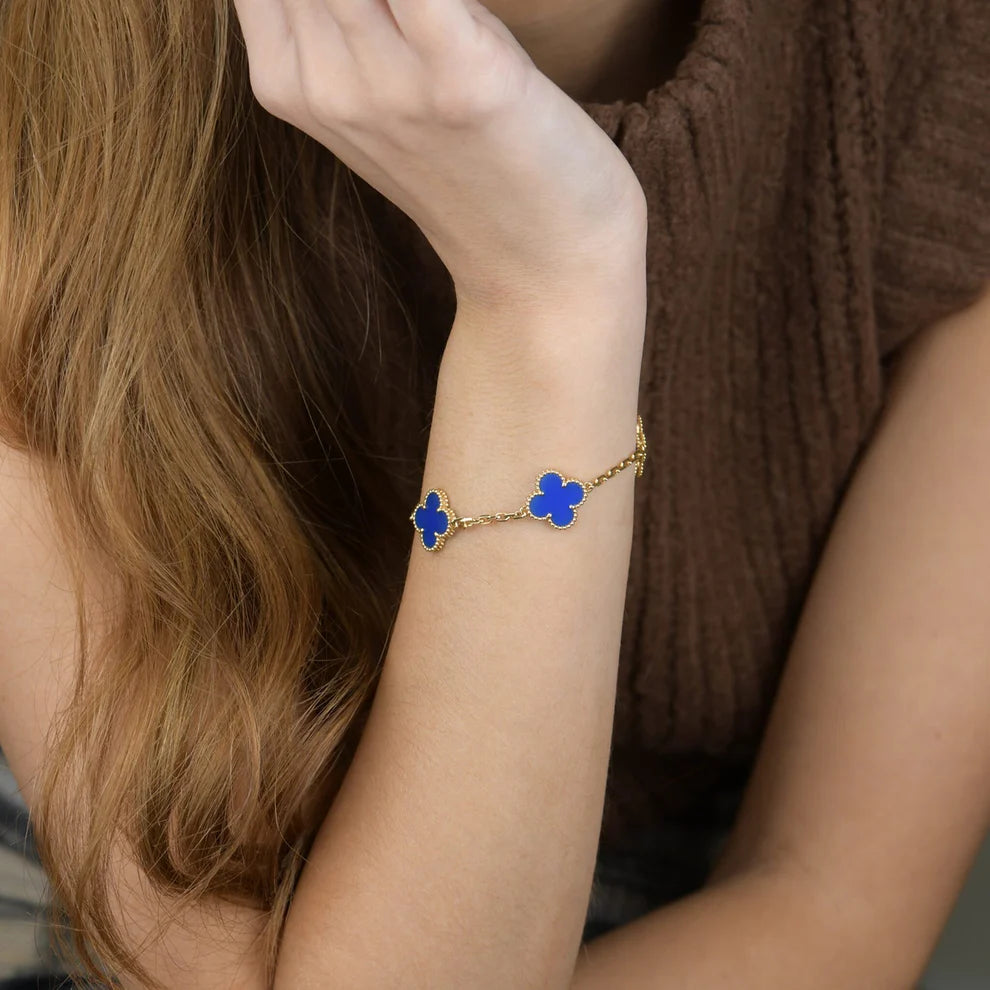 Pulsera Vintage VCA Azul