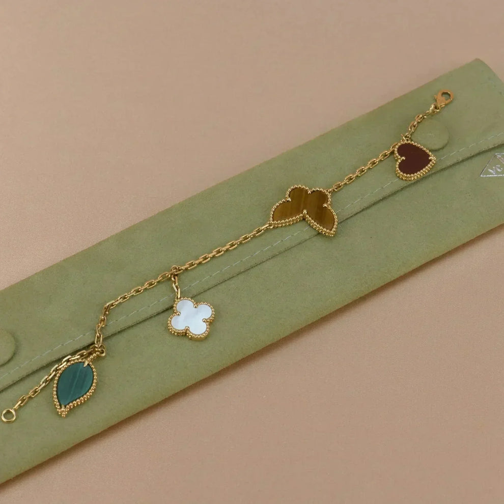 Pulsera lucky VCA 4 motifs