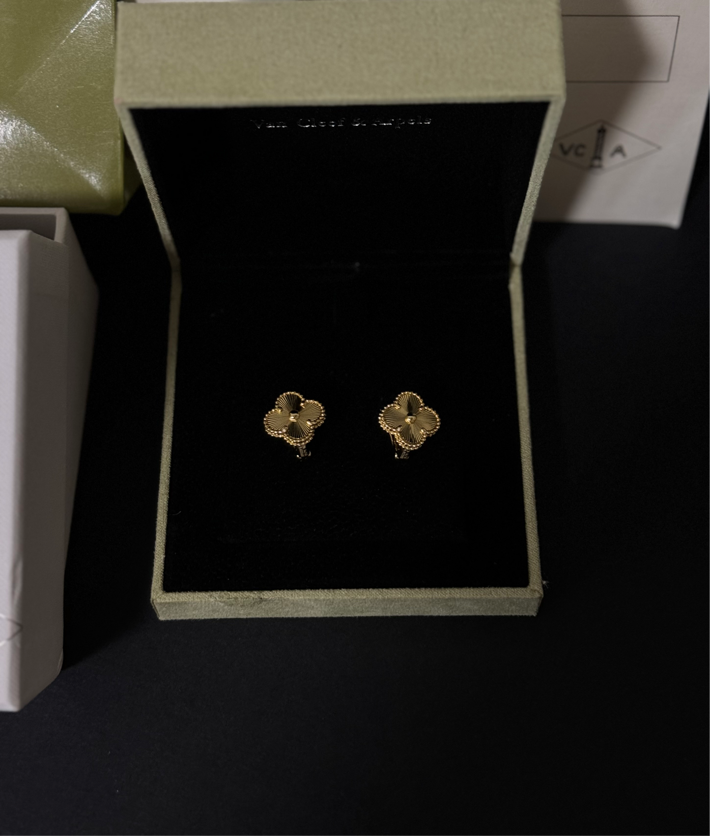 Aretes vintage VCA