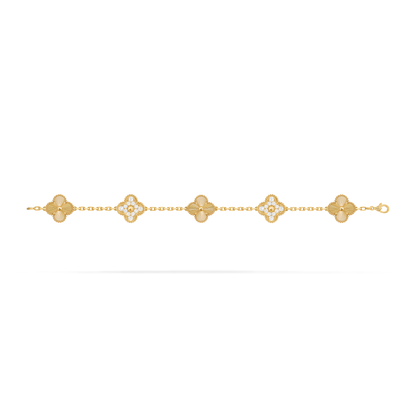 Pulsera Vintage gold/zirconias