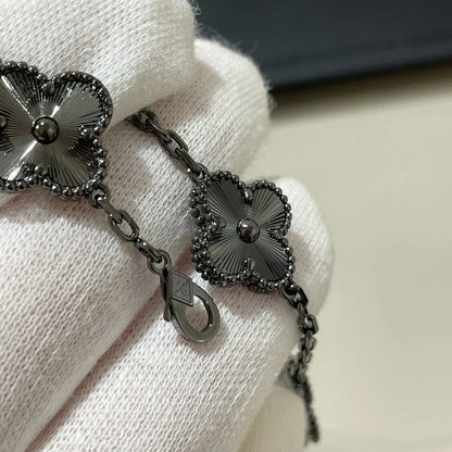 Pulsera Vintage VCA Trébol full black