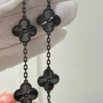 Pulsera Vintage VCA Trébol full black