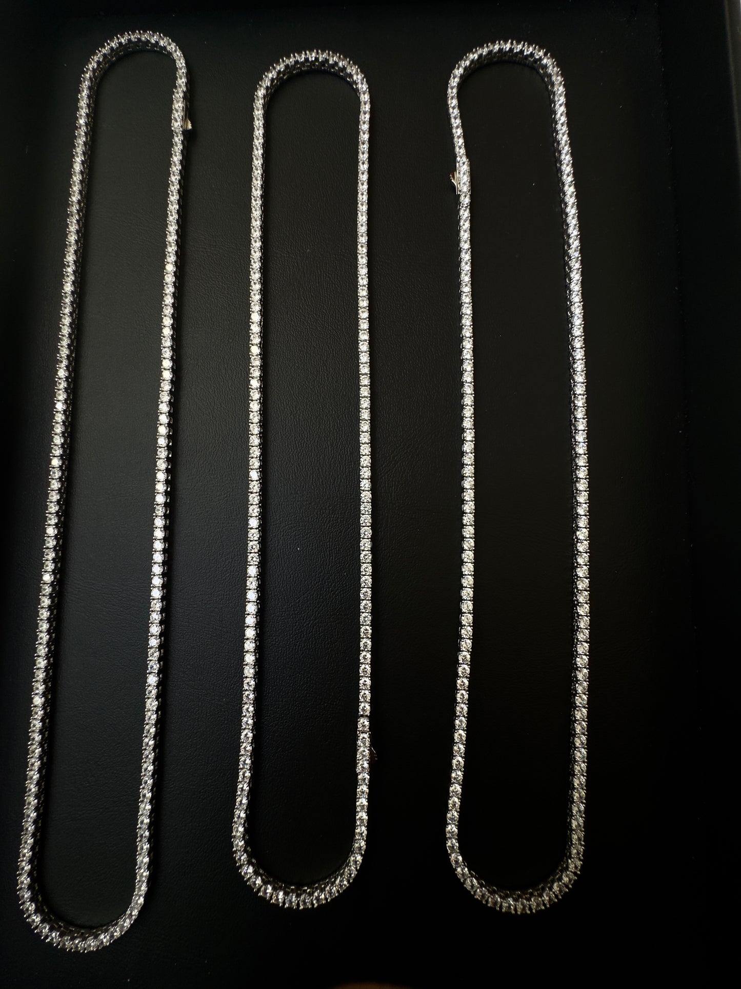 Cadena Tenis de Plata 925 con Moissanita
