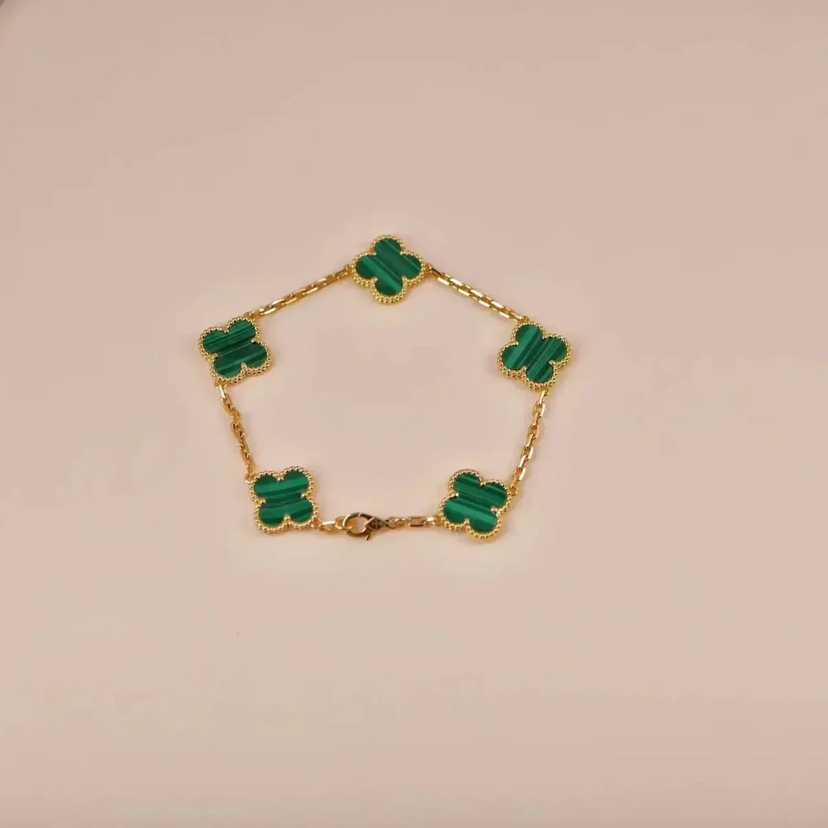 Pulsera Vintage VCA Malaquita