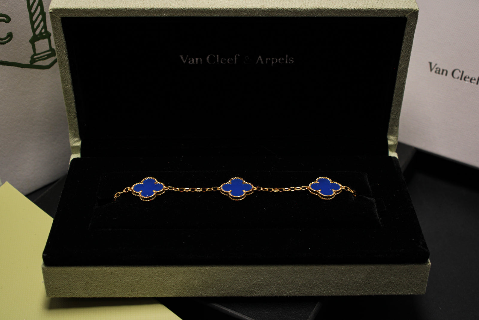 Pulsera Vintage VCA Azul