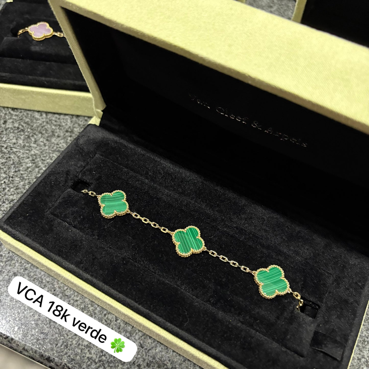 Pulsera Vintage VCA ONICE ORO 18k