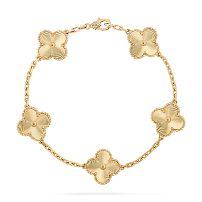 Pulsera Vintage VCA Trébol full oro