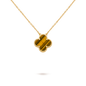 Collar vintage Alhambra tipo VCA Ojo de tigre