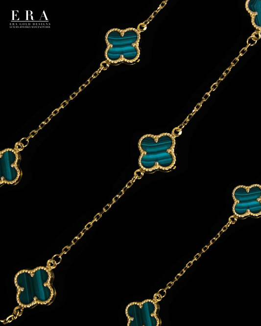 Cadena tipo Van Cleef & Arpels en oro de 10k italiano 🇮🇹