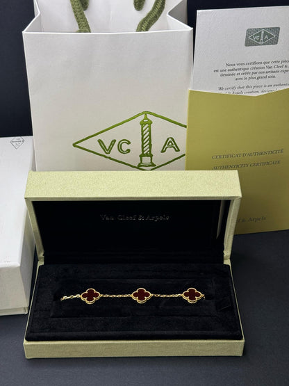Pulsera Vintage VCA Cornalina