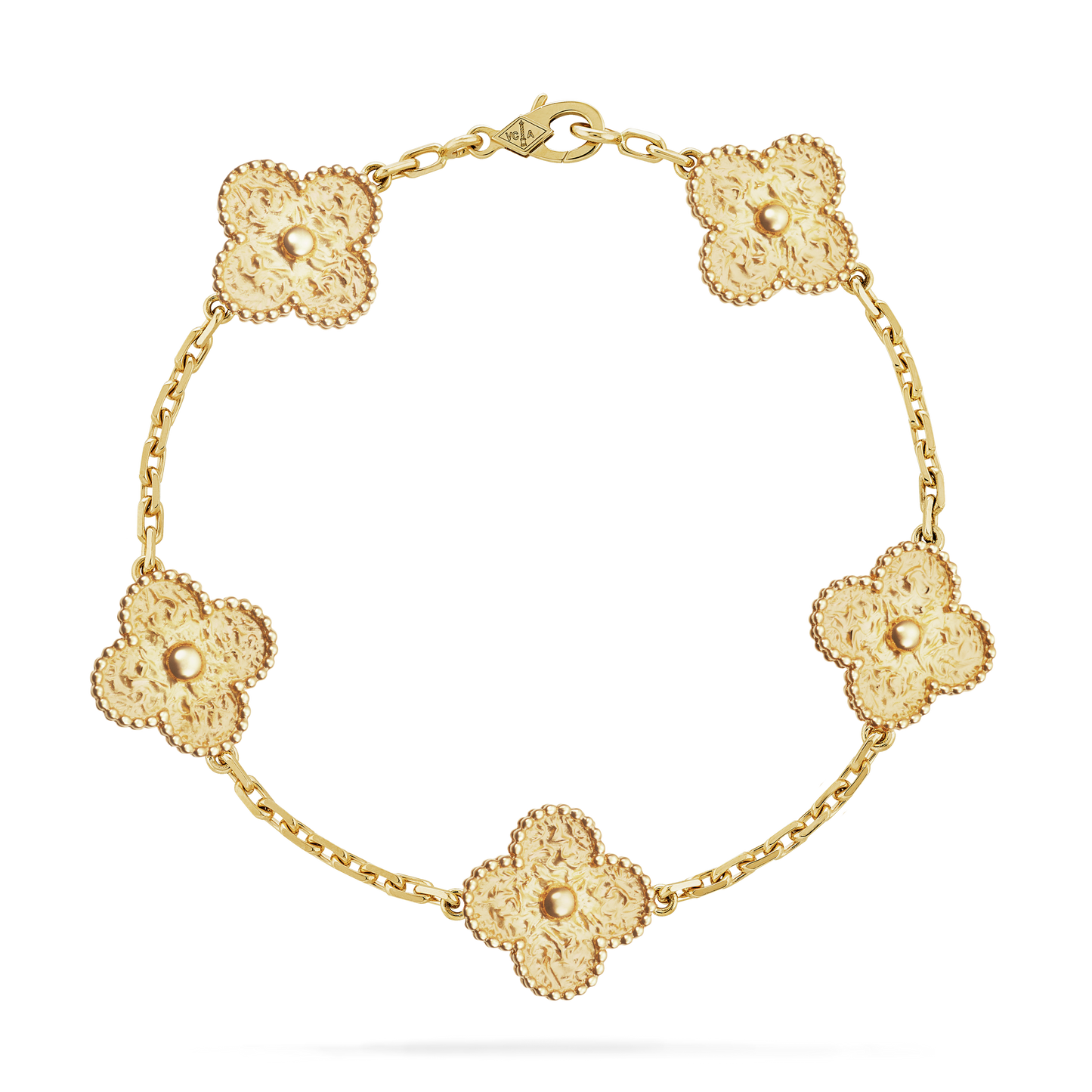 Pulsera Vintage VCA Trébol full oro