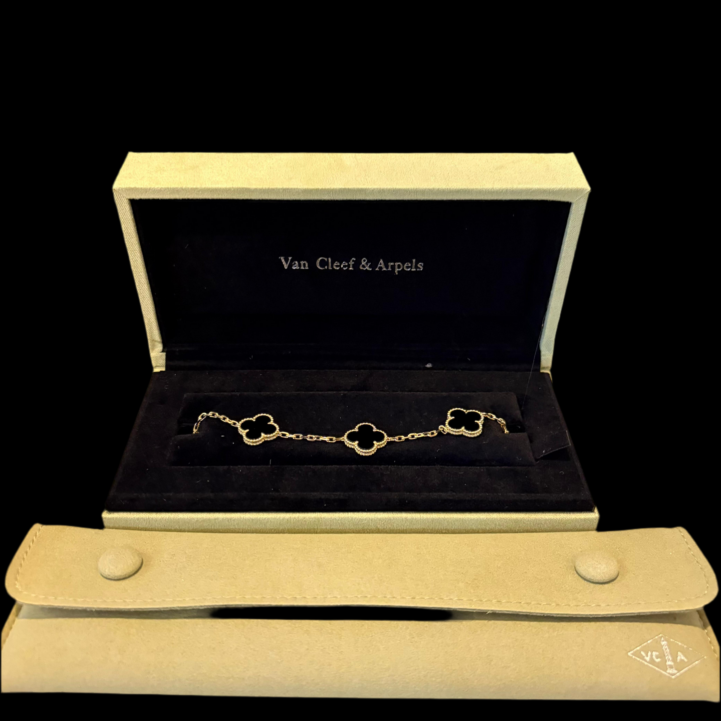Pulsera Vintage VCA ONICE ORO 18k