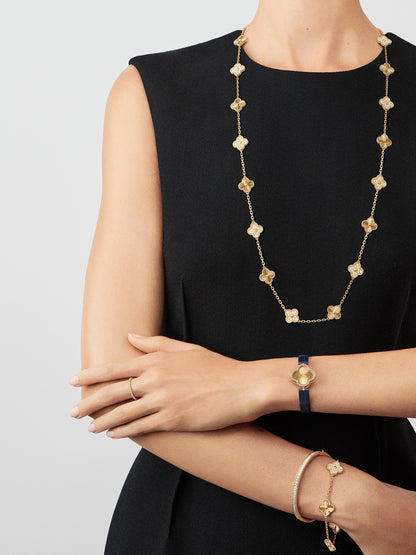 Pulsera Vintage gold/zirconias