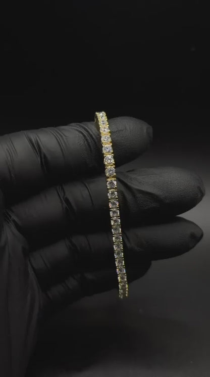 Pulsera Tennis de Plata 925/Moissanita
