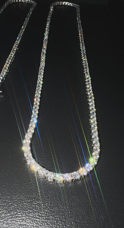 Cadena Tenis de Plata 925 con Moissanita